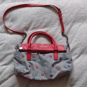 Desigual July Red & Grey Purse / Bag